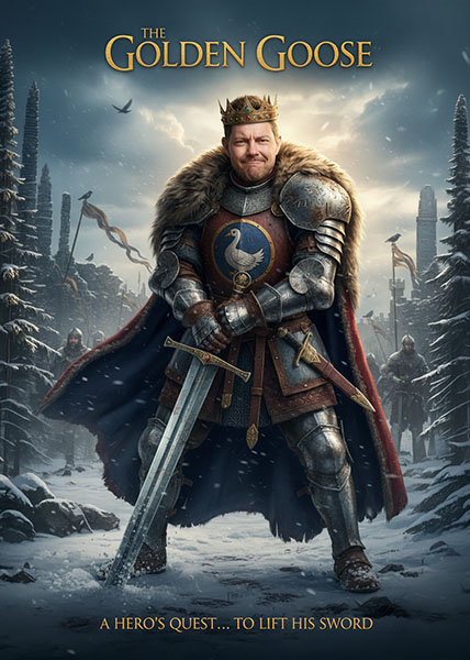 Fantasy movie poster AI example