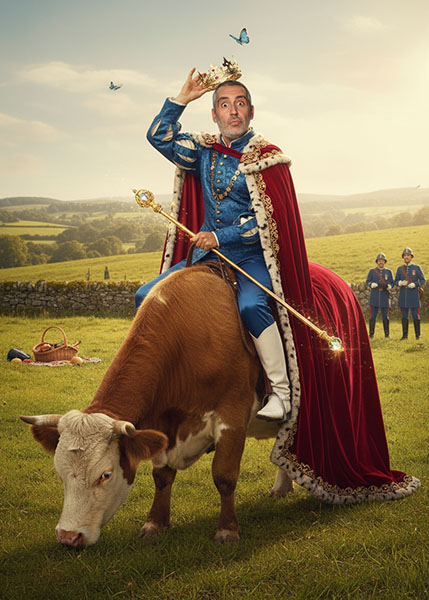 Royal comedy AI example
