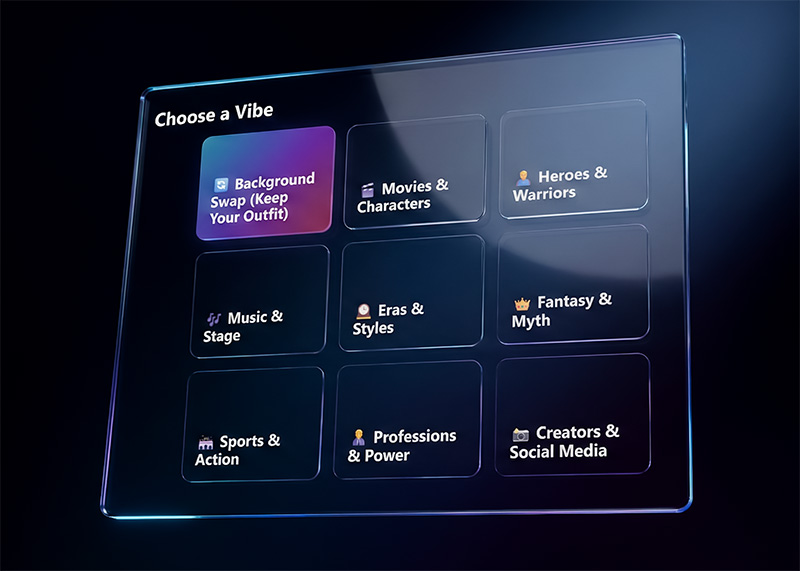 Vibe Selection Screen